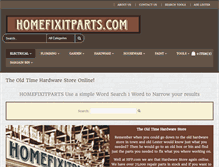 Tablet Screenshot of homefixitparts.com